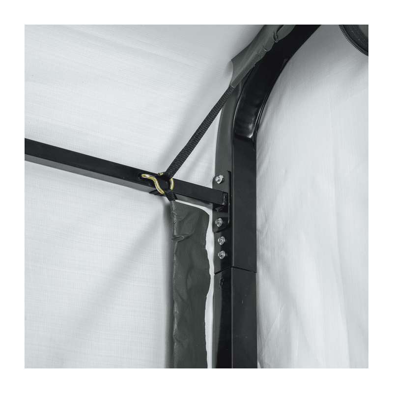 ShelterLogic 20x32x10 ShelterTube Wind and Snow-Load Rated Garage - Gray (SQAADD0103C02003210)