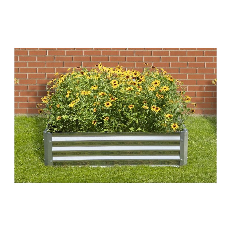 ShelterLogic 40x40x11Raised Bed Garden Galvanized Kit (RBG404011)