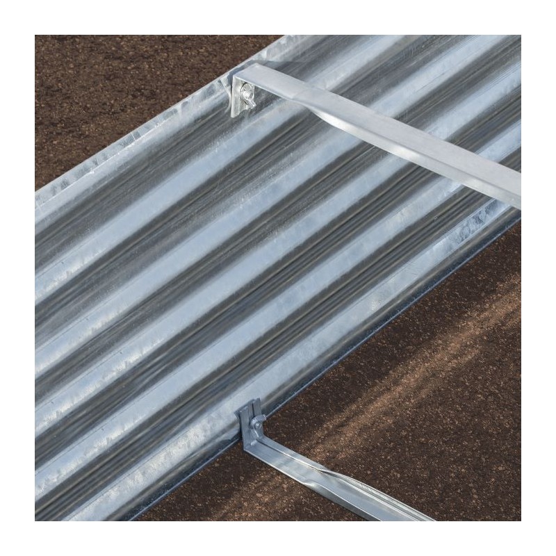 ShelterLogic 72x36x17 Raised Bed Garden Kit - Galvanized (RBG703617)