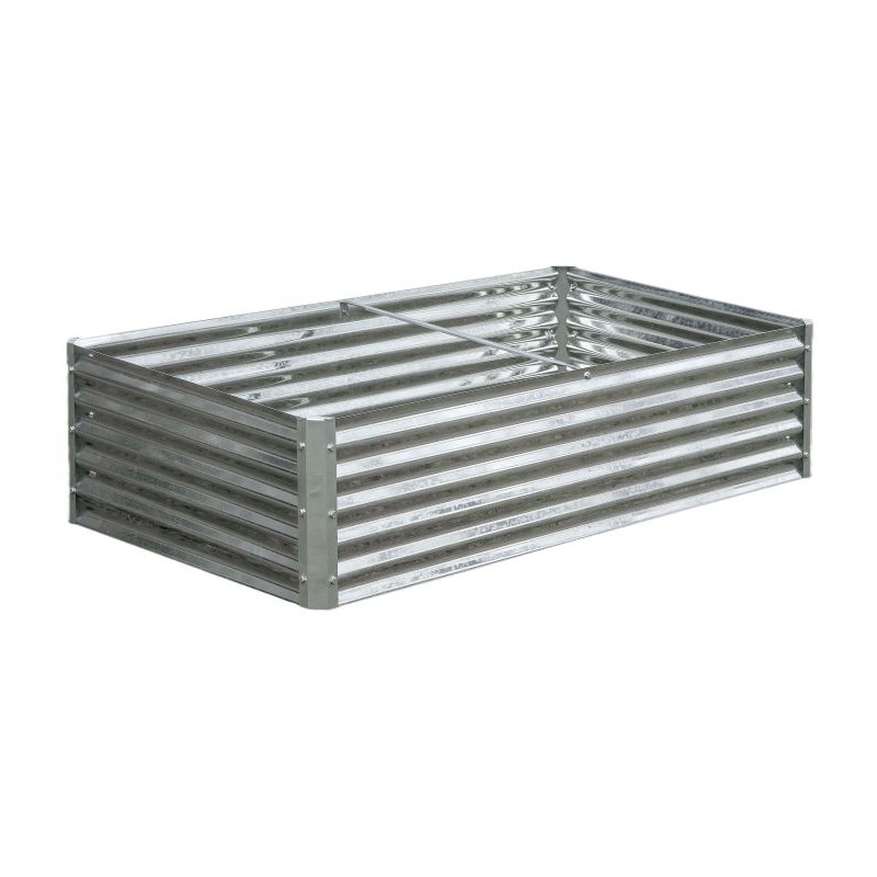 ShelterLogic 72x36x17 Raised Bed Garden Kit - Galvanized (RBG703617)