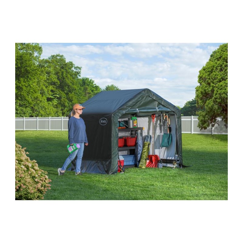 ShelterLogic 6x6x6 Scotts Peak Storage Shed - Green (70491)