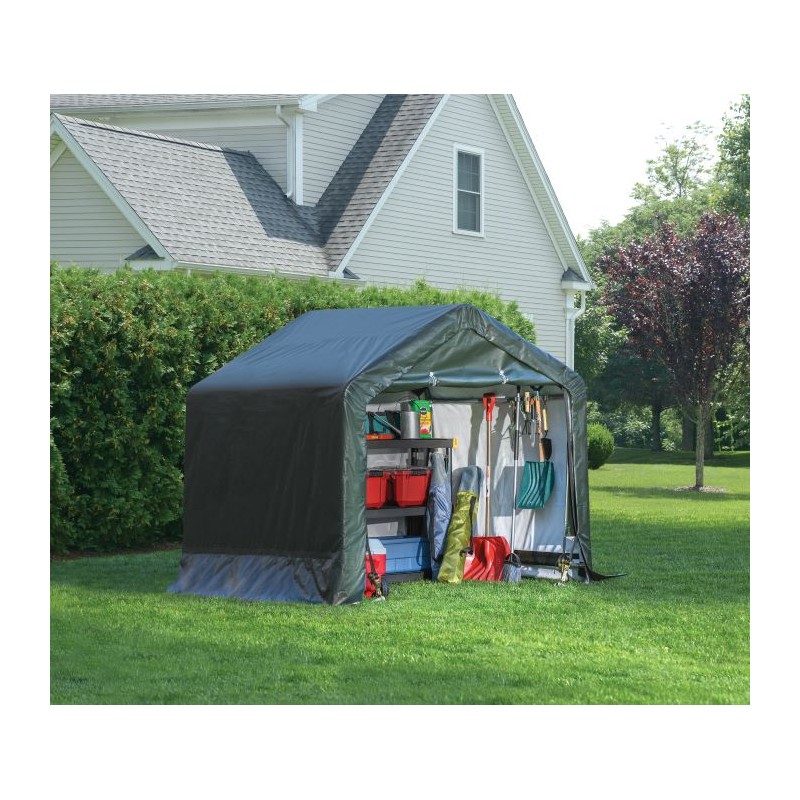 ShelterLogic 6x6x6 Scotts Peak Storage Shed - Green (70491)
