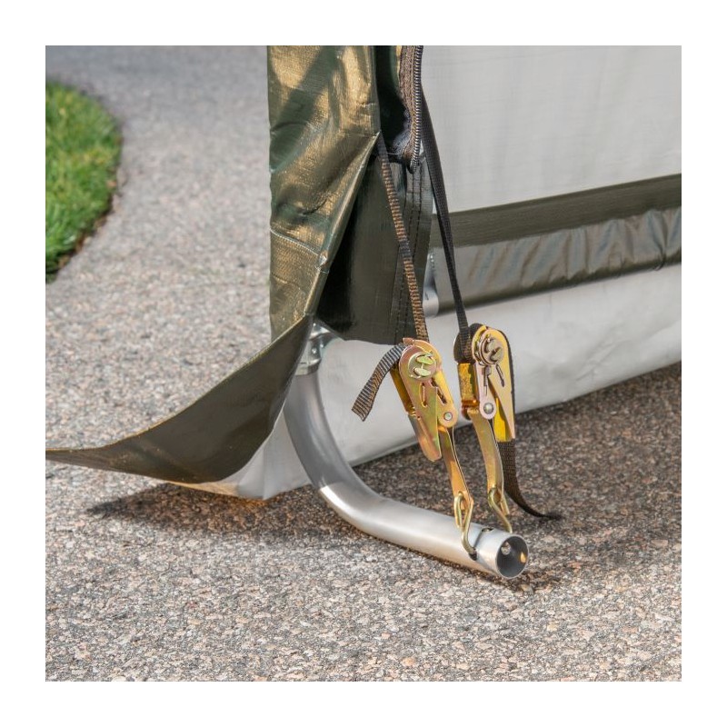 ShelterLogic 6x6x6 Scotts Peak Storage Shed - Green (70491)