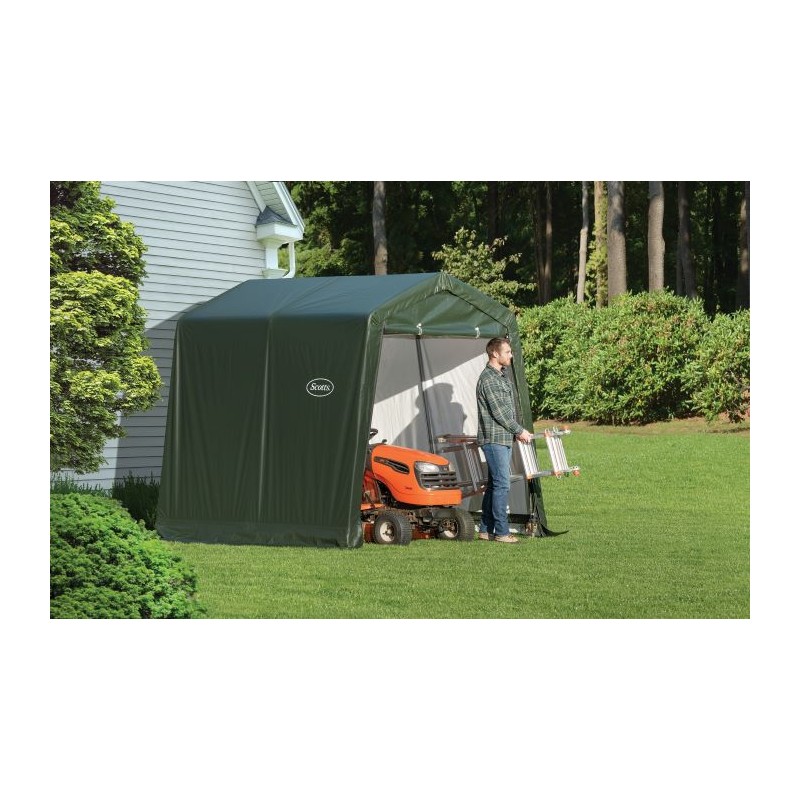 ShelterLogic  8x8x8 Scotts Peak Storage Shed - Green (70494)