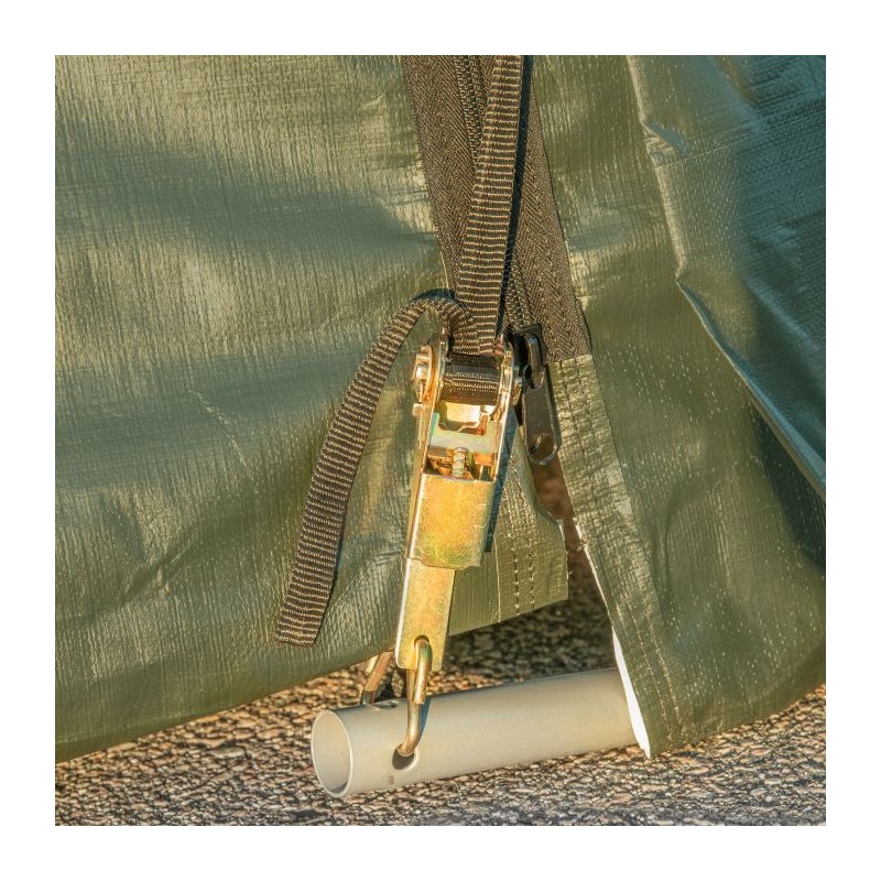 ShelterLogic  8x8x8 Scotts Peak Storage Shed - Green (70494)