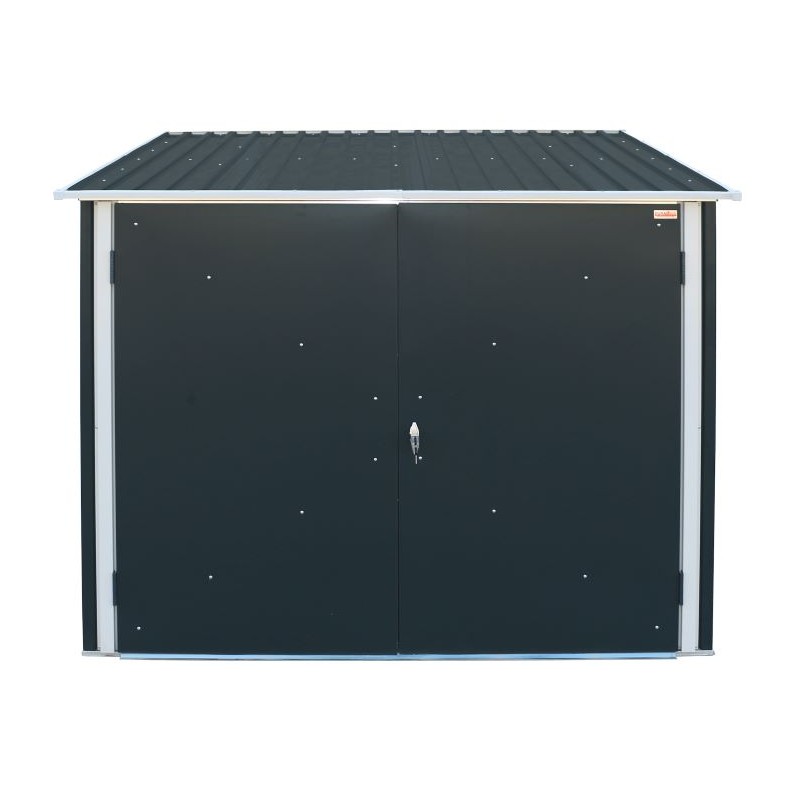 Duramax  Bicycle Storage Shed Kit - Anthracite w/ White Trim (73051)