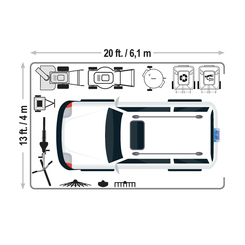 ShelterLogic-12x20x10 Roun-Style Shelter Kit - Green (51351)