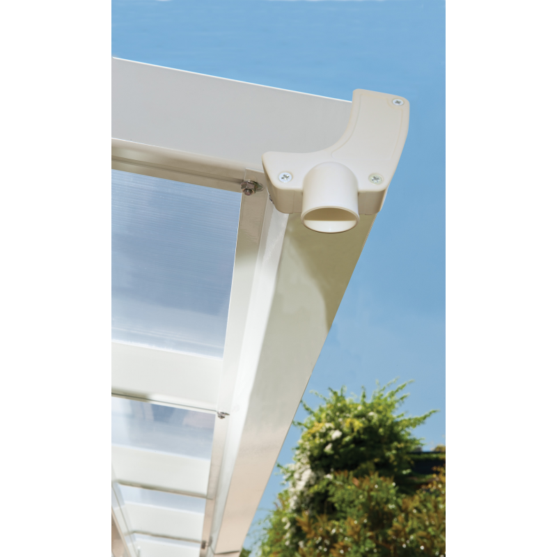 Palram - Canopia 10x34 Feria Patio Cover Kit - White (HG9334)