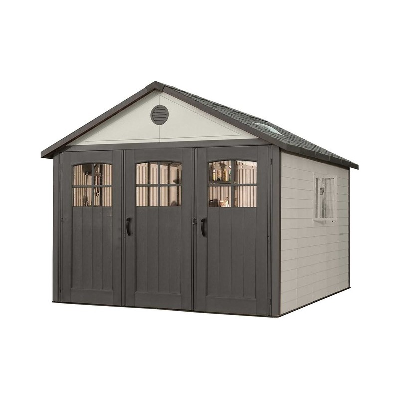 Lifetime 11x11 Storage Shed Kit with Tri-Fold Doors (60187)