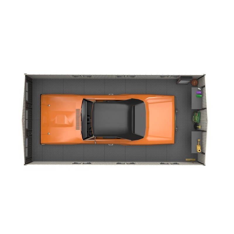 Lifetime 11x21 Storage Shed Kit w/ Tri-Fold Doors (60237)