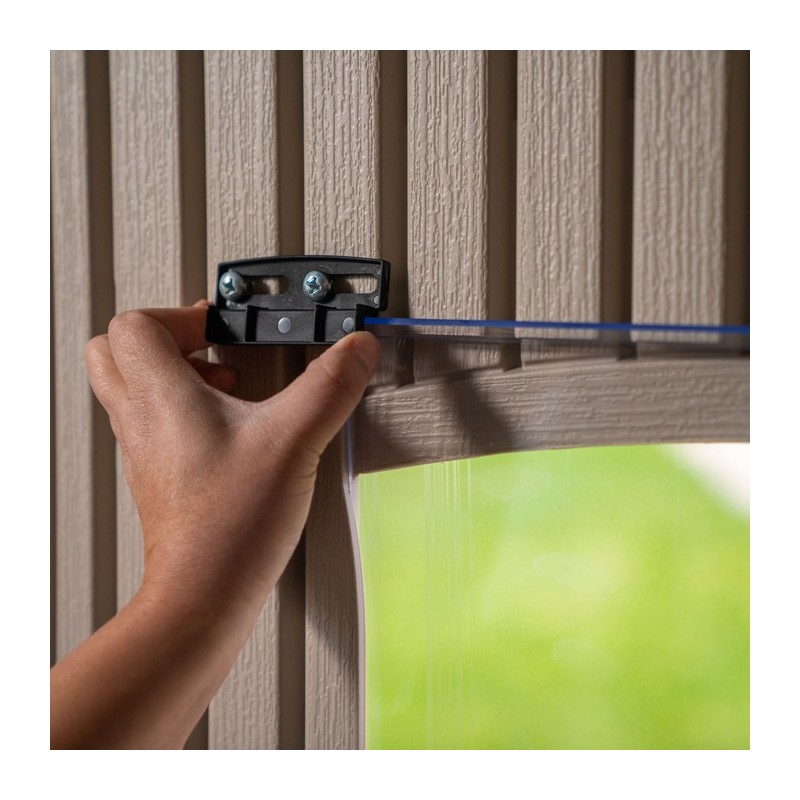 Lifetime 8x7.5 ft Plastic Outdoor Storage Shed Kit (6411)