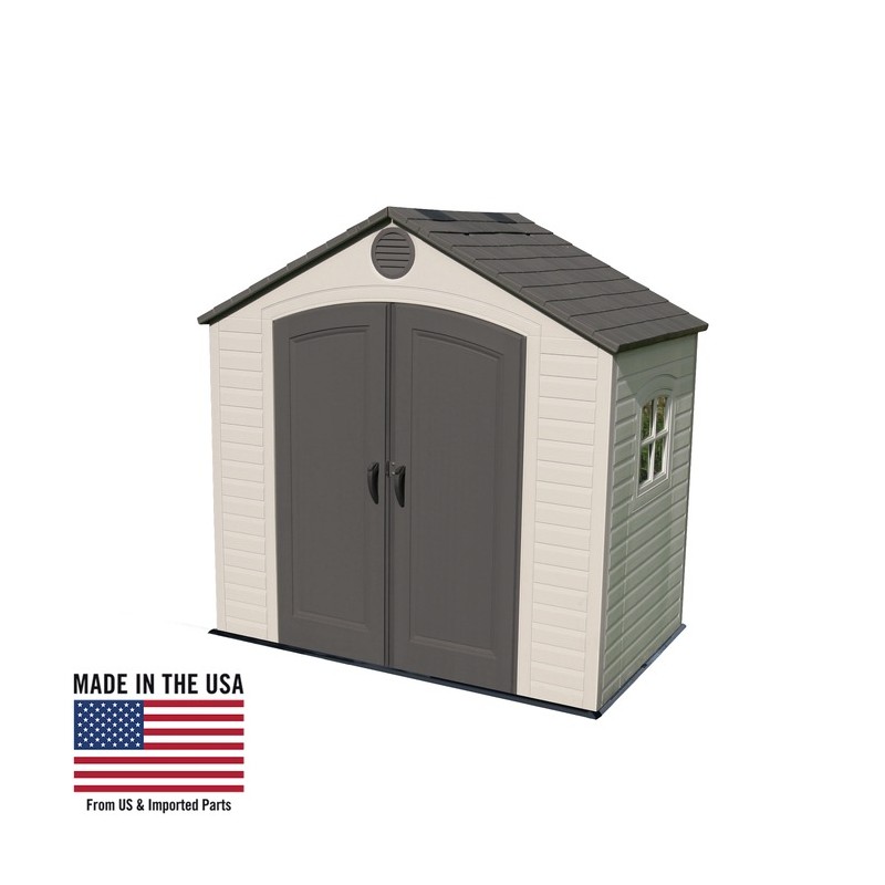 Lifetime 8x5 Storage Shed Kit with Window (6406)