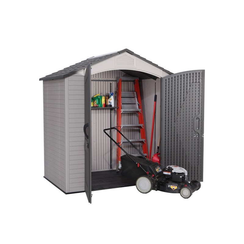 Lifetime 7x4.5 ft Plastic Outdoor Storage Shed Kit (60057)