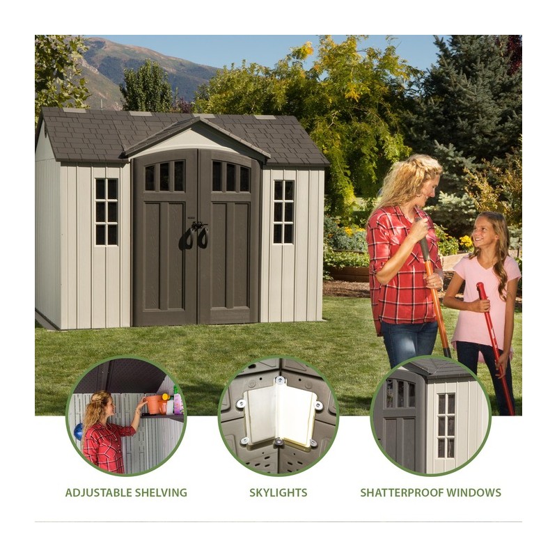 Lifetime 10x8 Storage Shed Kit w/ Vertical Siding (60243)