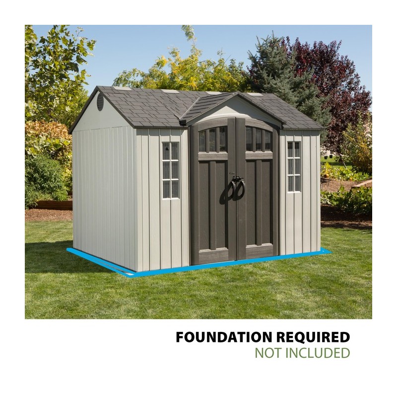 Lifetime 10x8 Storage Shed Kit w/ Vertical Siding (60243)