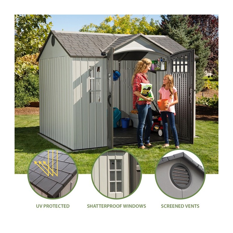 Lifetime 10x8 Side Entry Shed w/ Vertical Siding (60118)