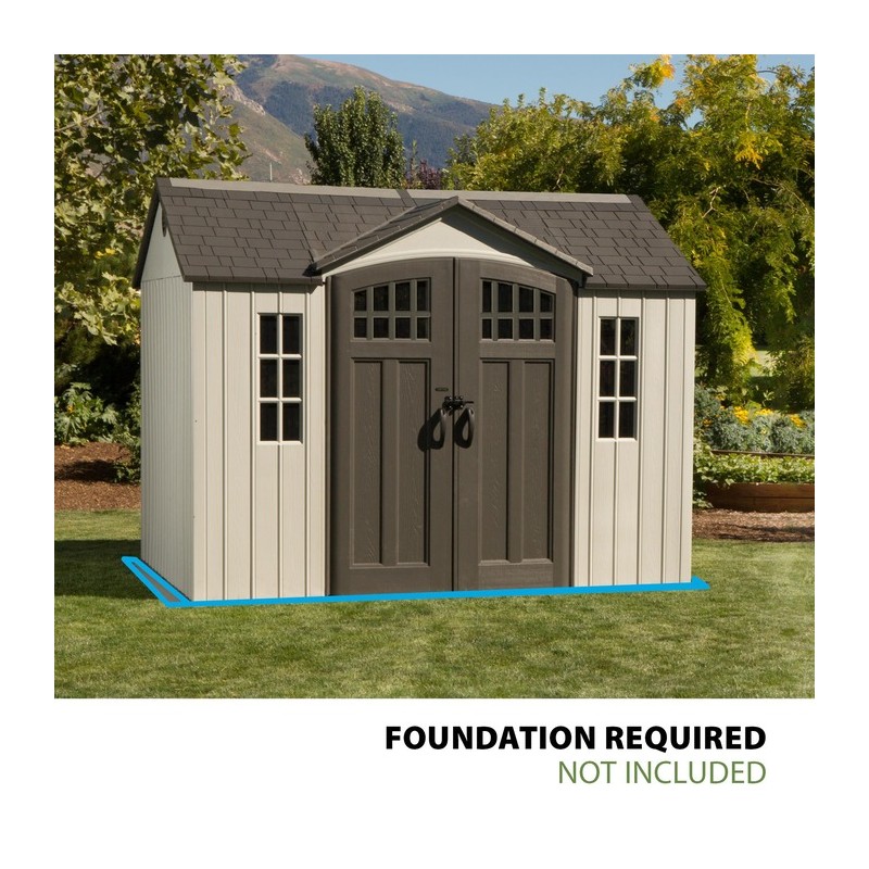 Lifetime 10x8 Side Entry Shed w/ Vertical Siding (60118)
