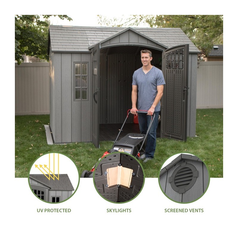 Lifetime New 10x8 ft Outdoor Storage Shed Kit (60330)