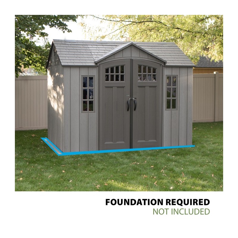 Lifetime New 10x8 ft Outdoor Storage Shed Kit (60330)