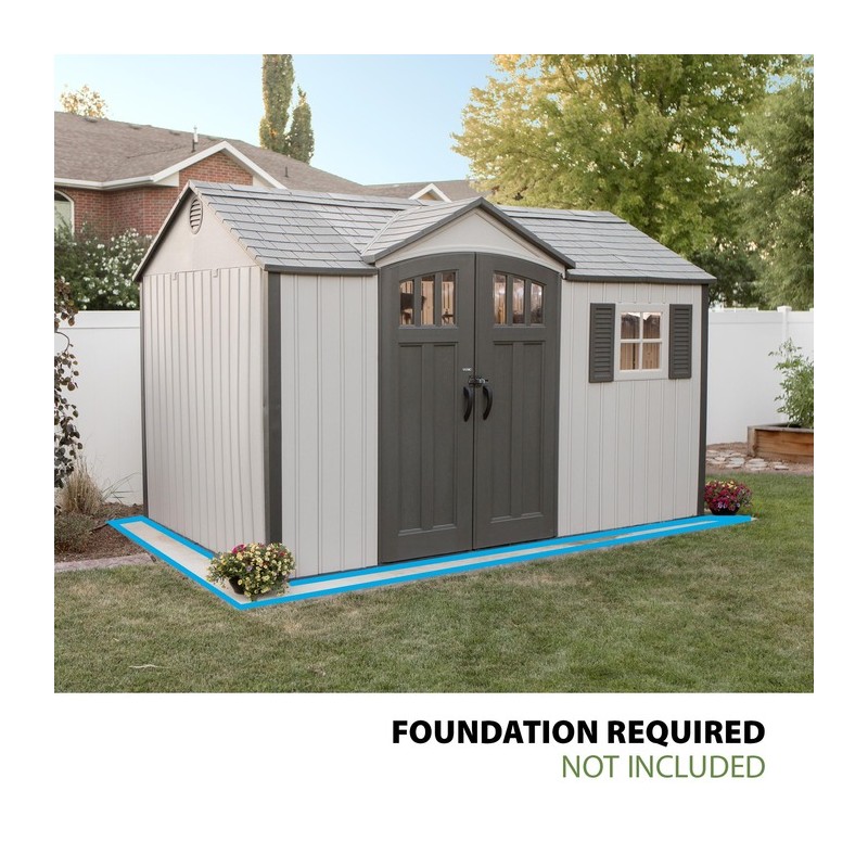 Lifetime 12.5x8 ft Outdoor Storage Shed (60223)