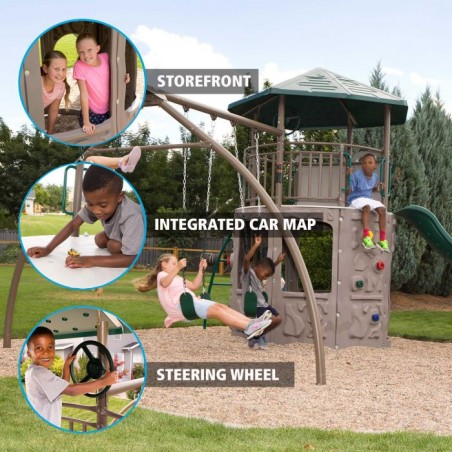 Lifetime Shipwell Adventure Tower Swing Set (91200)