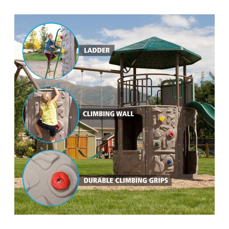 Lifetime Shipwell Adventure Tower Swing Set (91200)