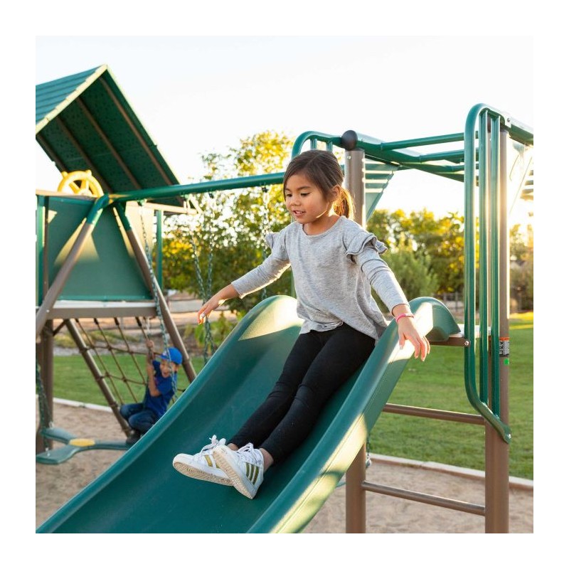 Lifetime Double Slide Deluxe Playset - Earthtone (91080)