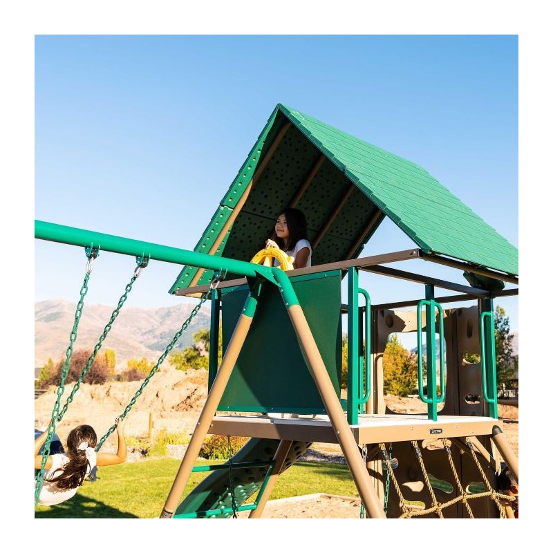 Lifetime Double Slide Deluxe Playset - Earthtone (91080)