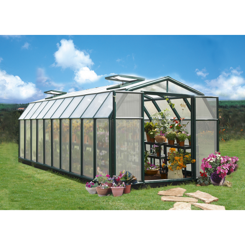 Rion 8x20 Hobby Gardener 2 Twin Wall Greenhouse Kit (HG7120)