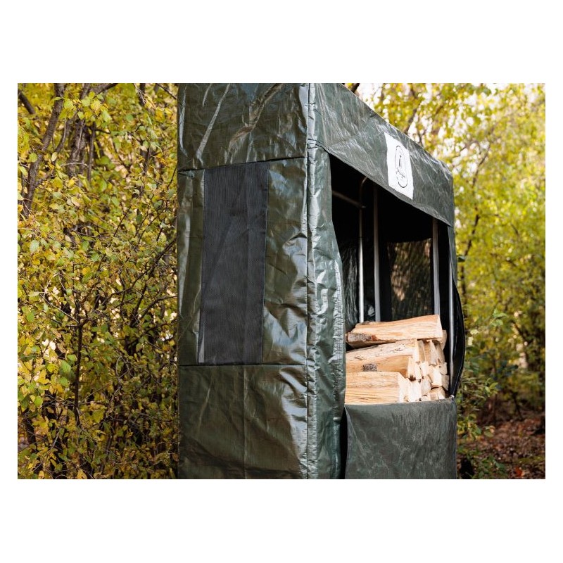 Gazebo Penguin Log Shelter (Green) - 246239-GRN