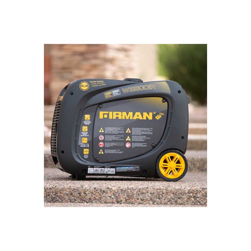 Firman 3300-Watt Whisper Series Portable Inverter Generator (W03083)