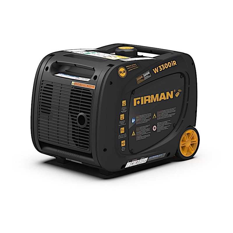 Firman 3300-Watt Whisper Series Portable Inverter Generator (W03083)