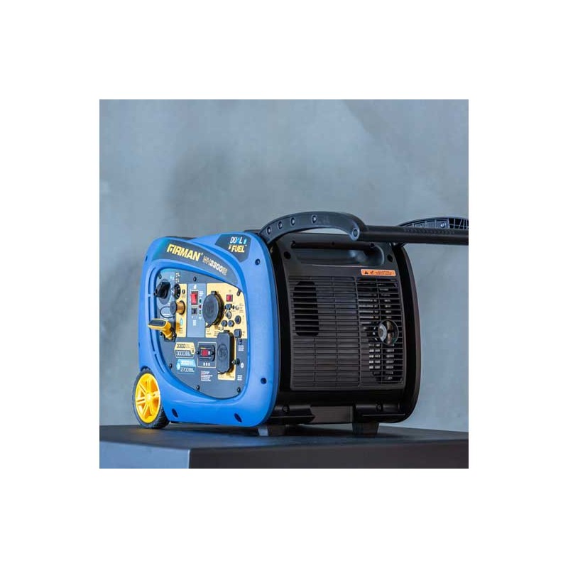 Firman Whisper Hybrid Dual Fuel Inverter Portable Generator 3300W Electric Start (WH03042)