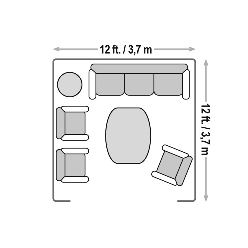 ShelterLogic Straight Leg 12x12 Pop-up Canopy - Red (22539)