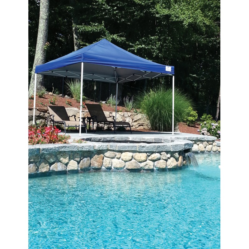 ShelterLogic Straight Leg 10x10 Pop-up Canopy - Blue (22562)