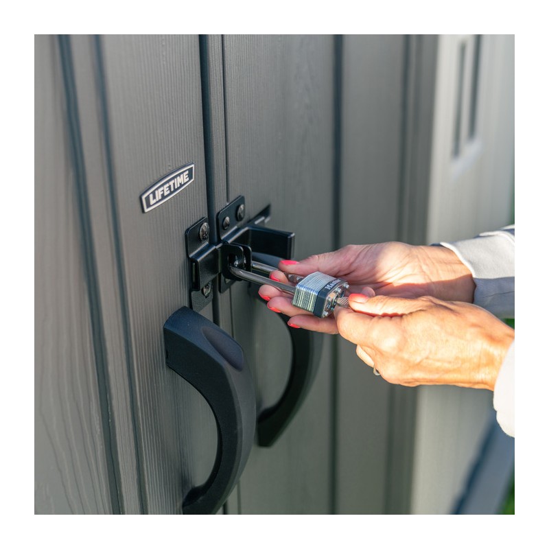 Lifetime Side Entry 10 ft. x 8 ft. Outdoor Storage Shed Kit (60466)