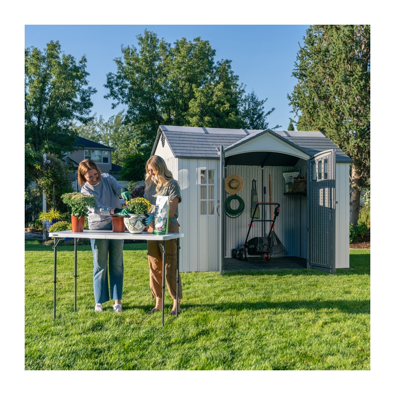 Lifetime Side Entry 10 ft. x 8 ft. Outdoor Storage Shed Kit (60466)