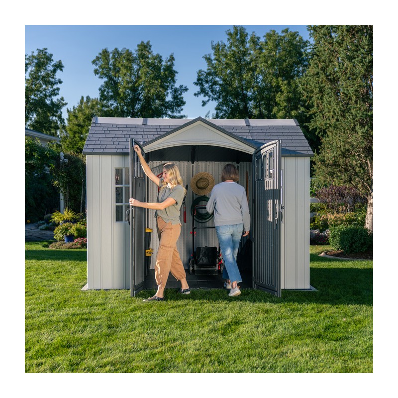 Lifetime Side Entry 10 ft. x 8 ft. Outdoor Storage Shed Kit (60466)