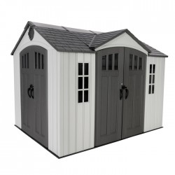 Lifetime Dual Entry 10 ft. x 8 ft. Outdoor Storage Shed Kit (60467)