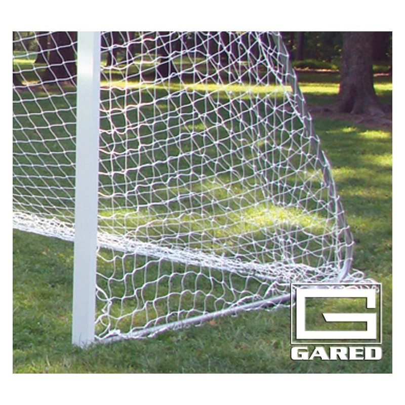 Gared Touchline 6-1/2' x 18' Soccer Net, 3 MM White (SN618-3W)