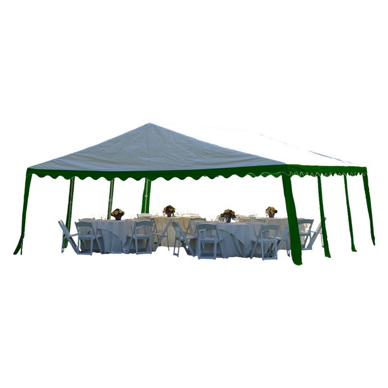 ShelterLogic 20x20 Party Tent Kit - Green & White (25919)