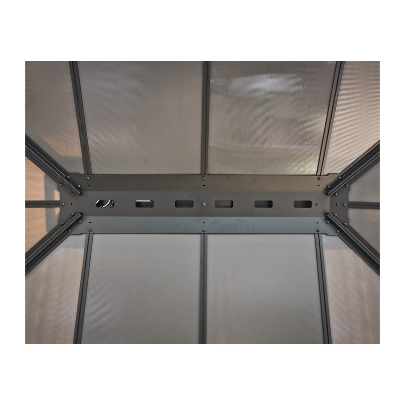 Palram  - Canopia 16x12 Dallas 4900 Gazebo Kit  - Gray (HG9145)