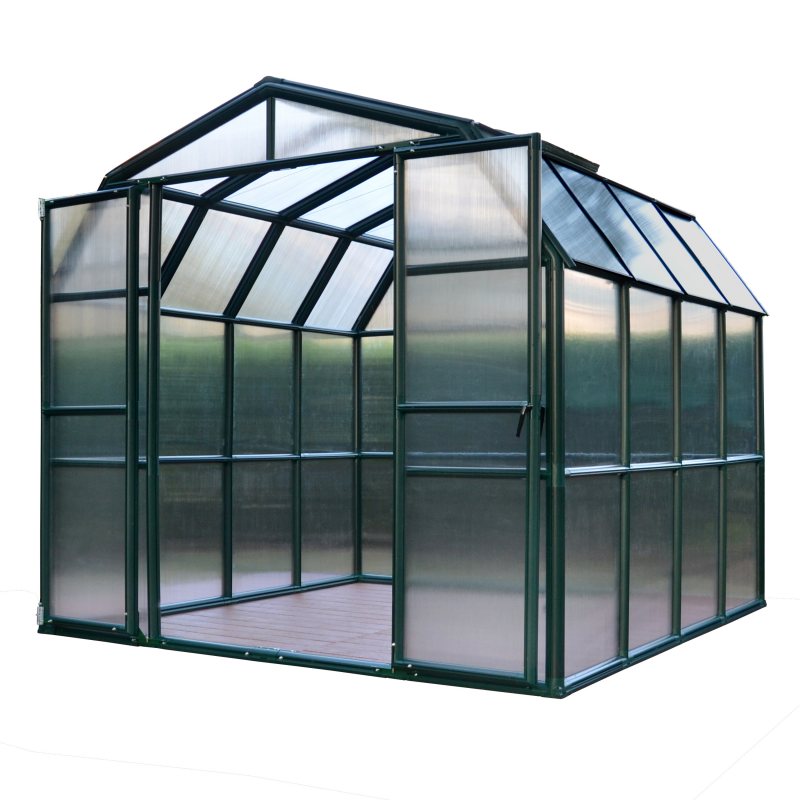 Palram - Canopia 8x8 Grand Gardener 2 Twin Wall Greenhouse (HG7208)