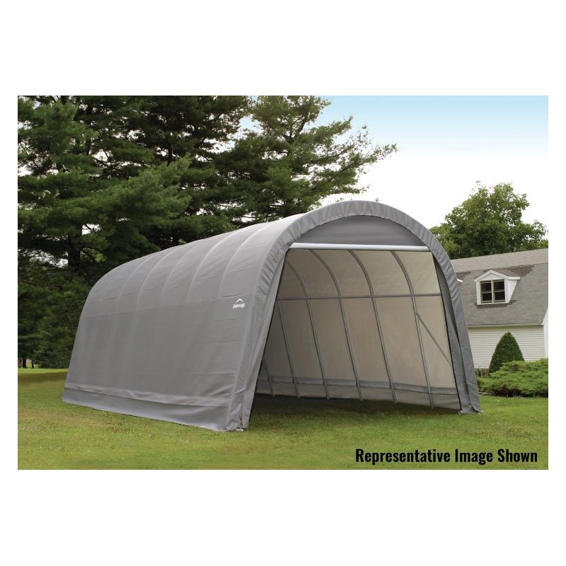 ShelterLogic 15x24x12 Round Style Shelter Kit - Grey (95360)