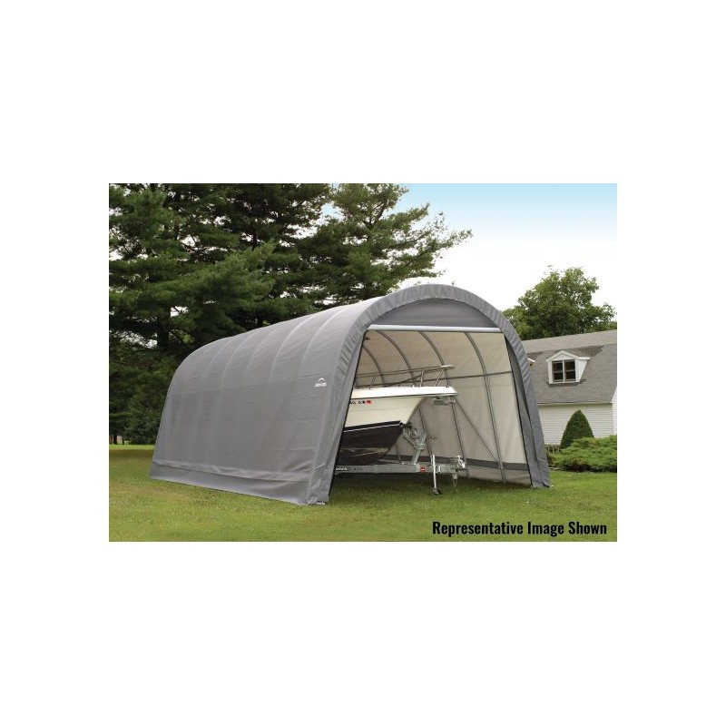 ShelterLogic 15x24x12 Round Style Shelter Kit - Grey (95360)