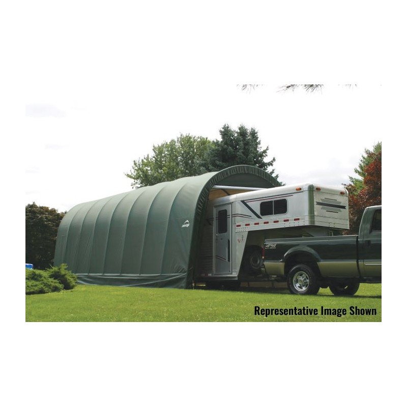 ShelterLogic 15x20x12 Round Style Shelter Kit - Green (95341)
