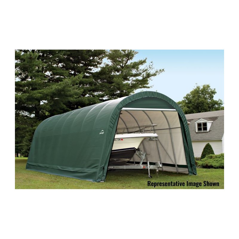 ShelterLogic 15x20x12 Round Style Shelter Kit - Green (95341)