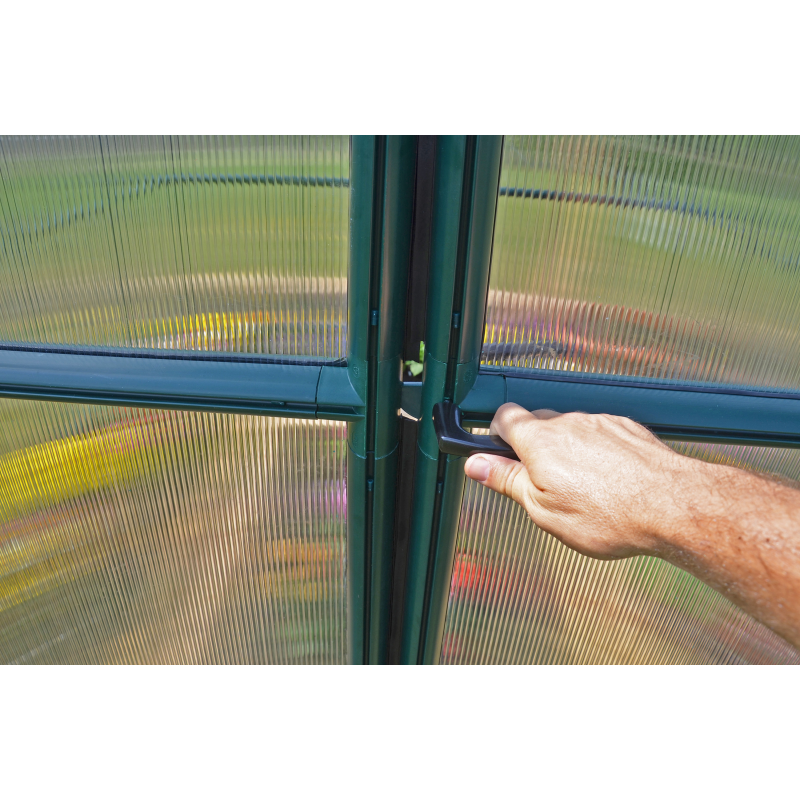 Palram - Canopia 8x8 Grand Gardener 2 Twin Wall Greenhouse (HG7208)