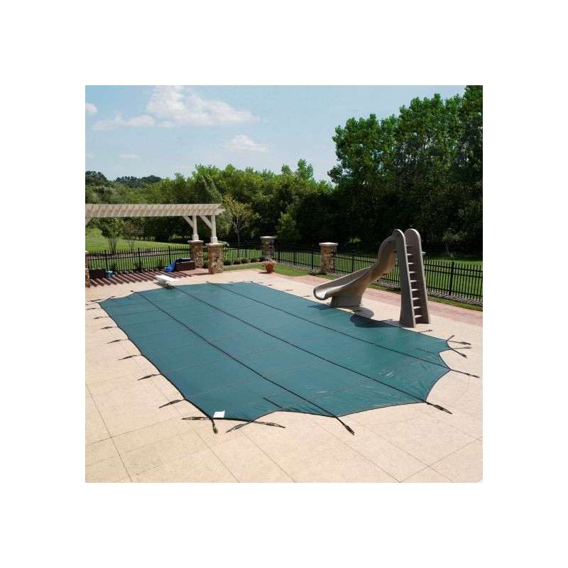 Arctic Armor 16x38 In-Ground Pool Safety Cover  - Green (WS733G)