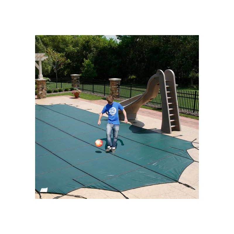 Arctic Armor 16x38 In-Ground Pool Safety Cover  - Green (WS733G)